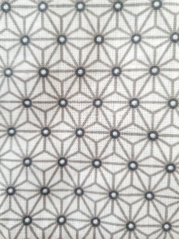 Lot lingettes lavables Asanoha gris /Bambou OEKO-TEX – Image 2