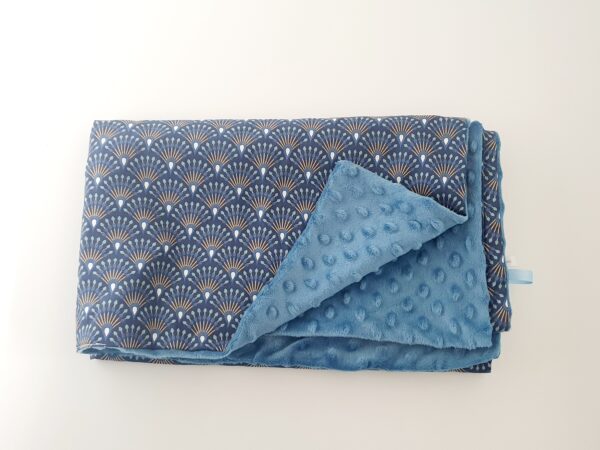 Couverture bleu paon – Image 5