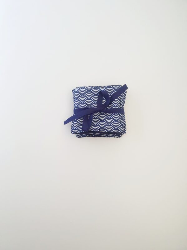 Lot lingettes lavables SEIGAIHA /Bambou OEKO-TEX