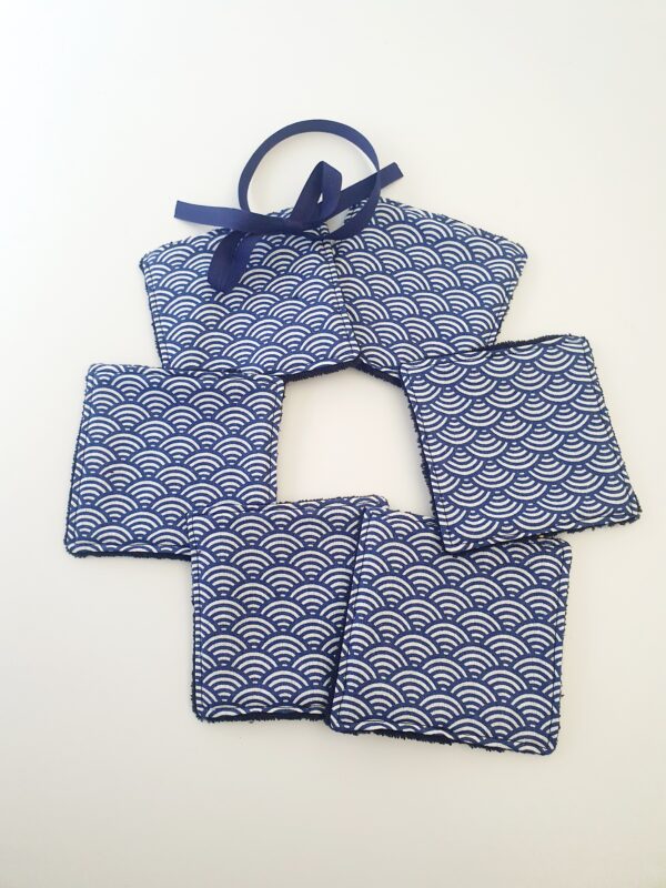 Lot lingettes lavables SEIGAIHA /Bambou OEKO-TEX – Image 4