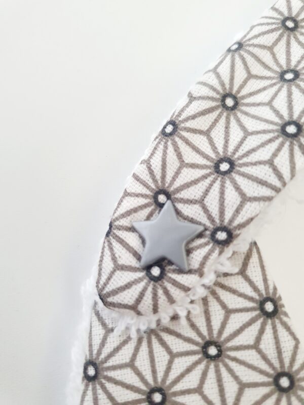 Box Cadeaux lot bavoirs bandana gris – Image 9