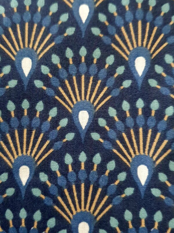 Couverture bleu paon – Image 2