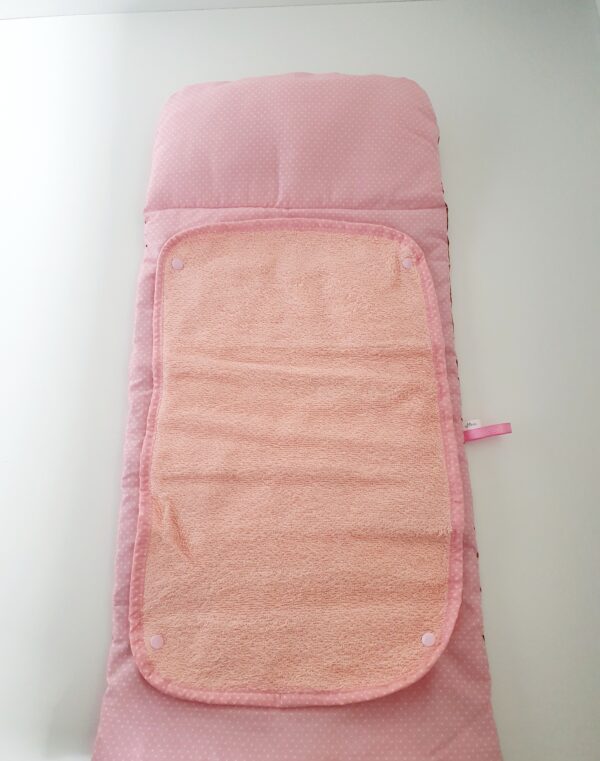 Matelas à langer Nomade éventails terracotta – Image 2