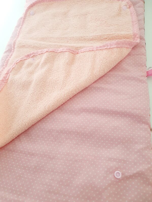 Matelas à langer Nomade éventails terracotta – Image 4