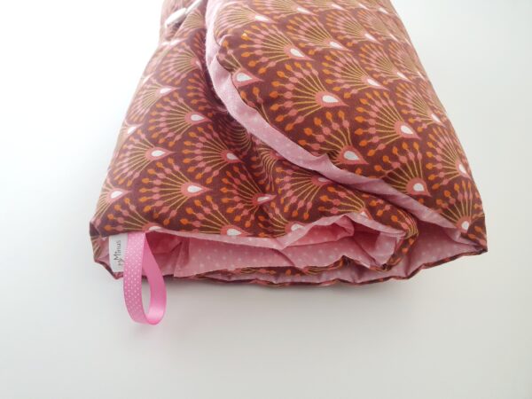 Matelas à langer Nomade éventails terracotta – Image 5
