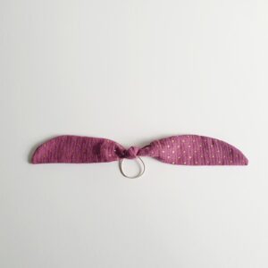Chouchou élastique rose étoilé