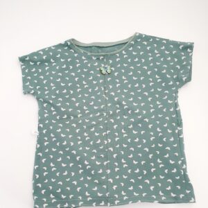 T-Shirt papillons green 3 ans