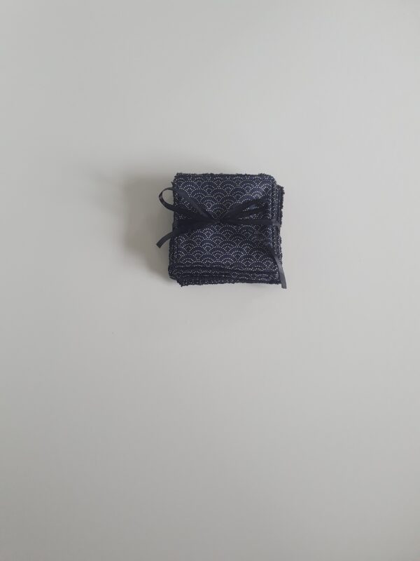 Lot lingettes lavables Kanagawa/Bambou OEKO-TEX