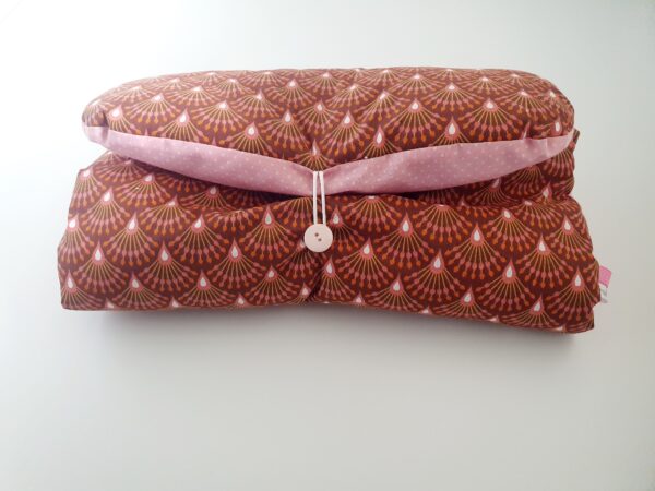 Matelas à langer Nomade éventails terracotta – Image 3