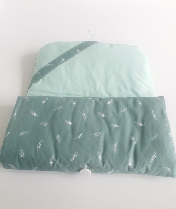 Matelas à langer Nomade Sauge Plumes – Image 3